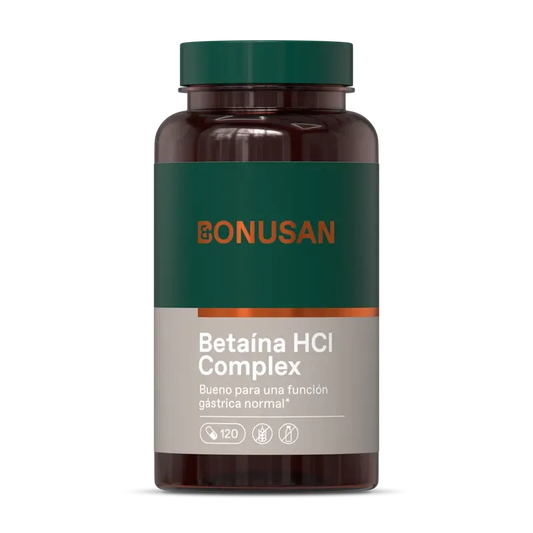 Bonusan Betaine HCl Complex, 120 Cápsulas