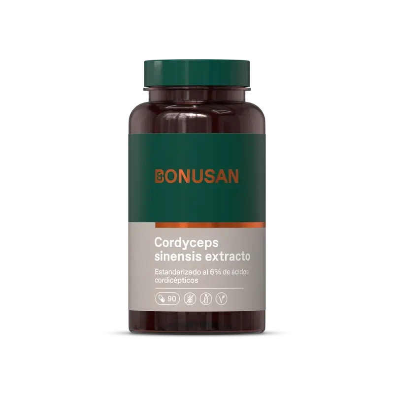 Extrato de Bonusan Cordyceps Sinensis , 90 cápsulas
