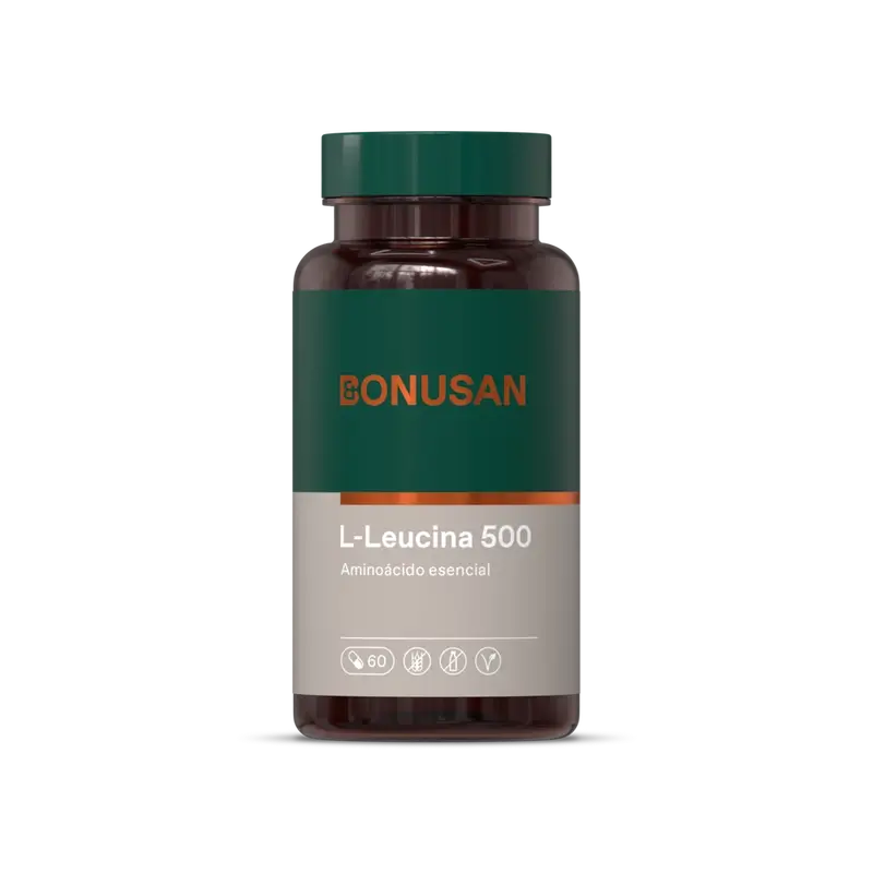 Bonusan L-Leucina 500 , 60 cápsulas