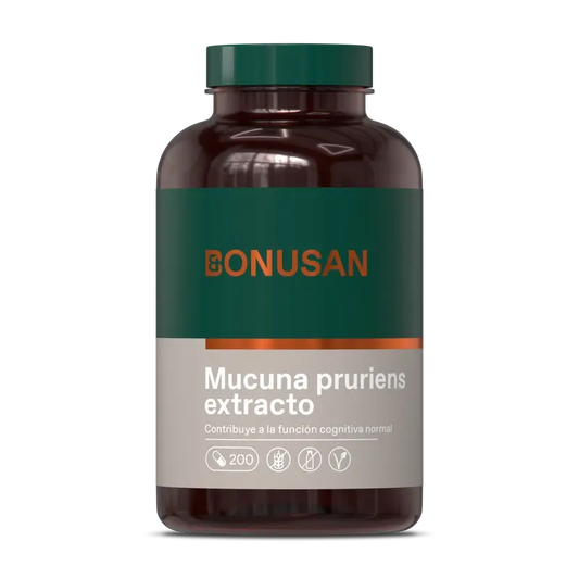 Bonusan Extrato de Mucuna Pruriens, 200 cápsulas