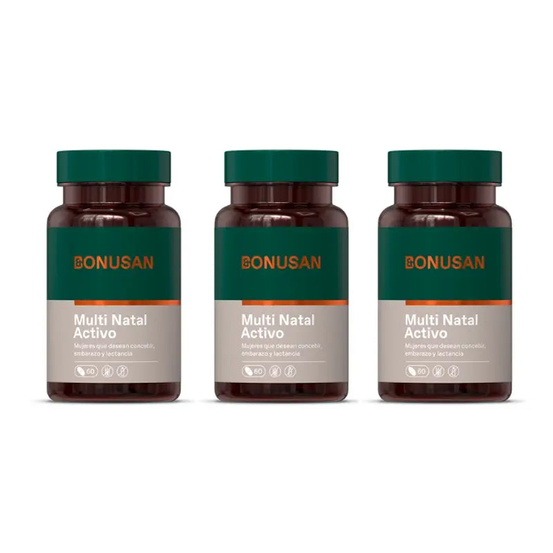 Bonusan Multi Natal Active Pack 3 x 60 comprimidos