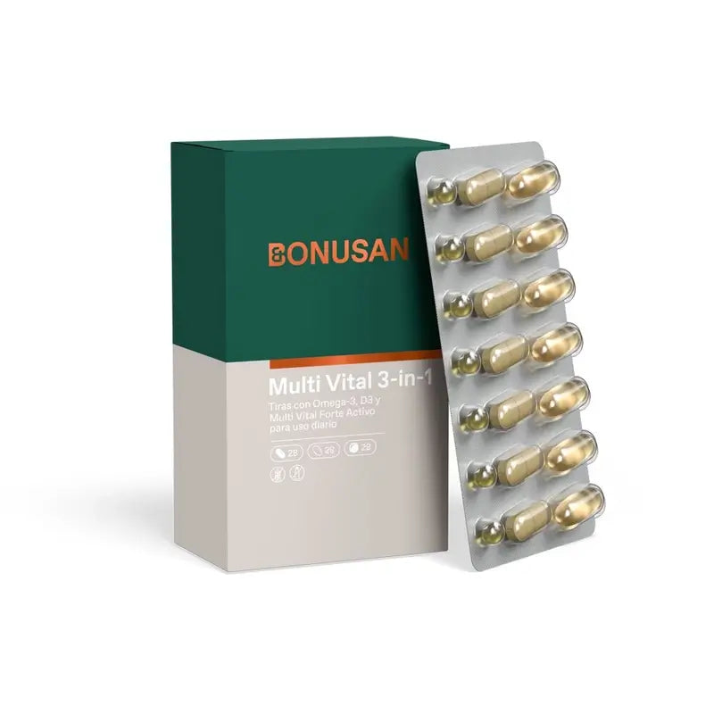 Bonusan Multi Vital 3-em-1 , 84 comprimidos
