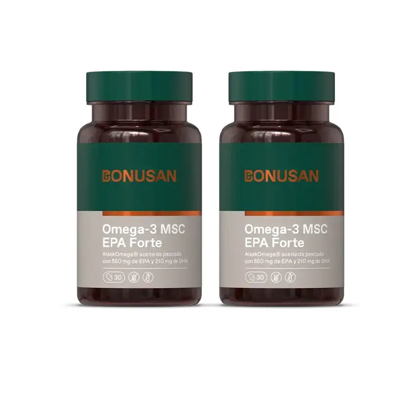 Bonusan Omega-3 Msc Epa Forte , 2X30 cápsulas moles