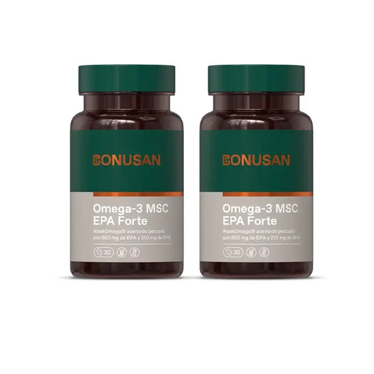 Bonusan Omega-3 Msc Epa Forte , 2X30 cápsulas moles