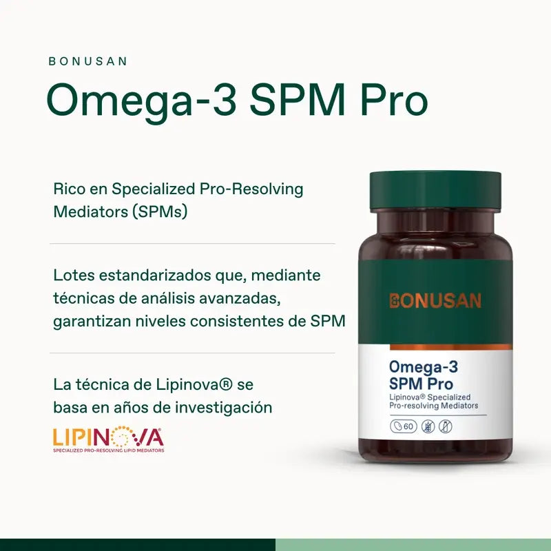 Bonusan Omega-3 Spm Pro, 60 pérolas