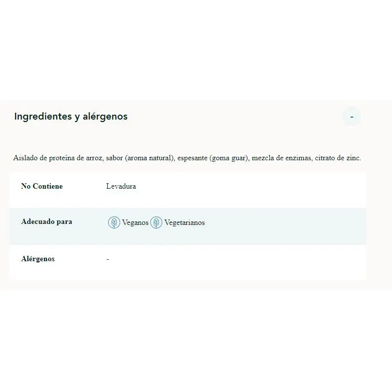 Bonusan Proteína de arroz em pó Complex Pro , 500 g