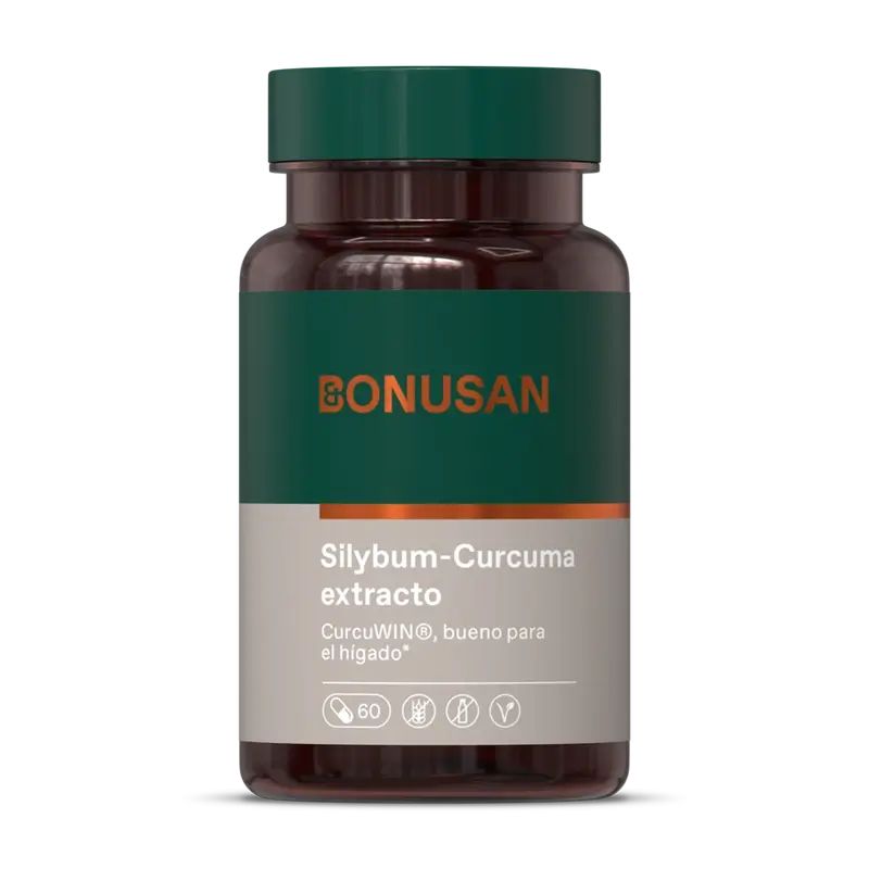 Bonusan Extrato de Silybum Curcuma , 60 cápsulas