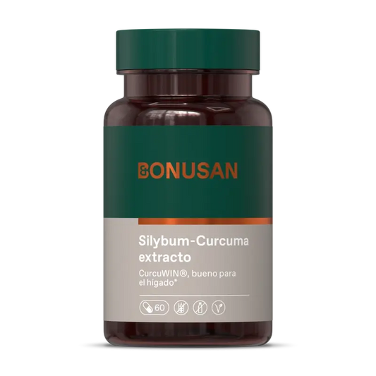 Bonusan Extrato de Silybum Curcuma , 60 cápsulas
