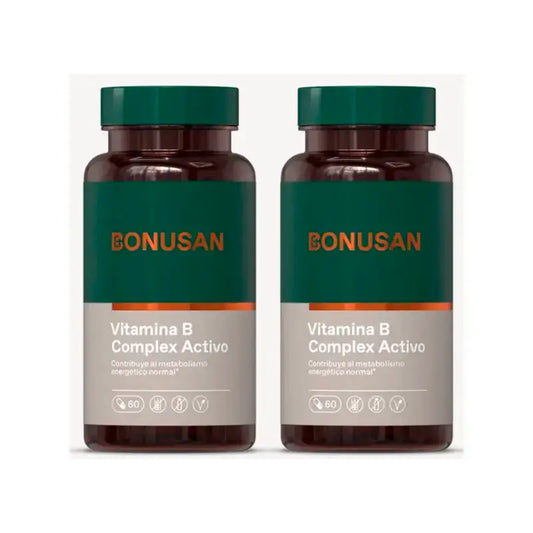 Bonusan Vitamina B Complexo Ativo , 2X60 Cápsulas