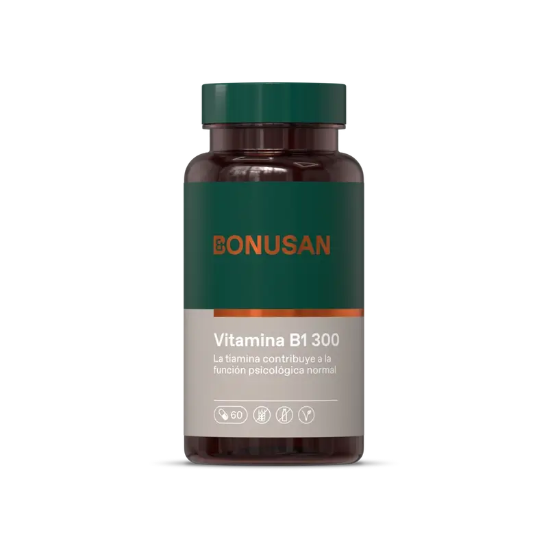 Bonusan Vitamina B1 300 , 60 cápsulas