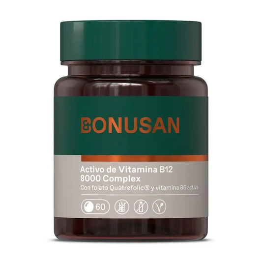 Bonusan Vitamin B12 Active 8000 Complex , 60 comprimidos
