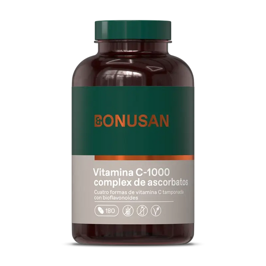 Bonusan Vitamin C-1000 Ascorbate Complex, 180 comprimidos