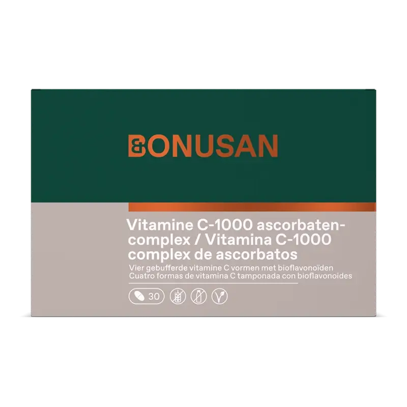 Bonusan Vitamina C-1000 Ascorbate Complex , 30 comprimidos
