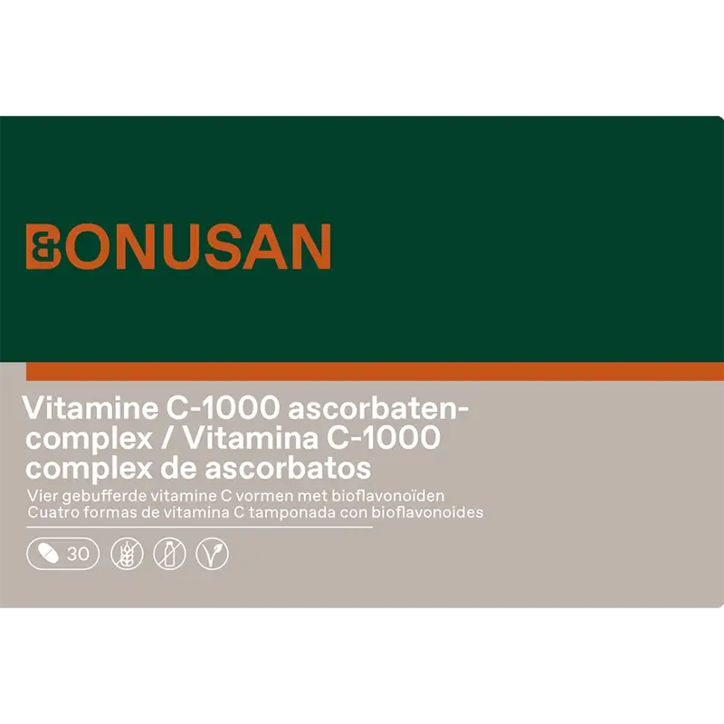 Bonusan Vitamina C-1000 Ascorbate Complex , 30 comprimidos