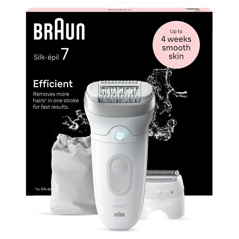 Braun Braun Silk-Épil 7, depiladora para uma depilação fácil, pele macia e duradoura, 7-041