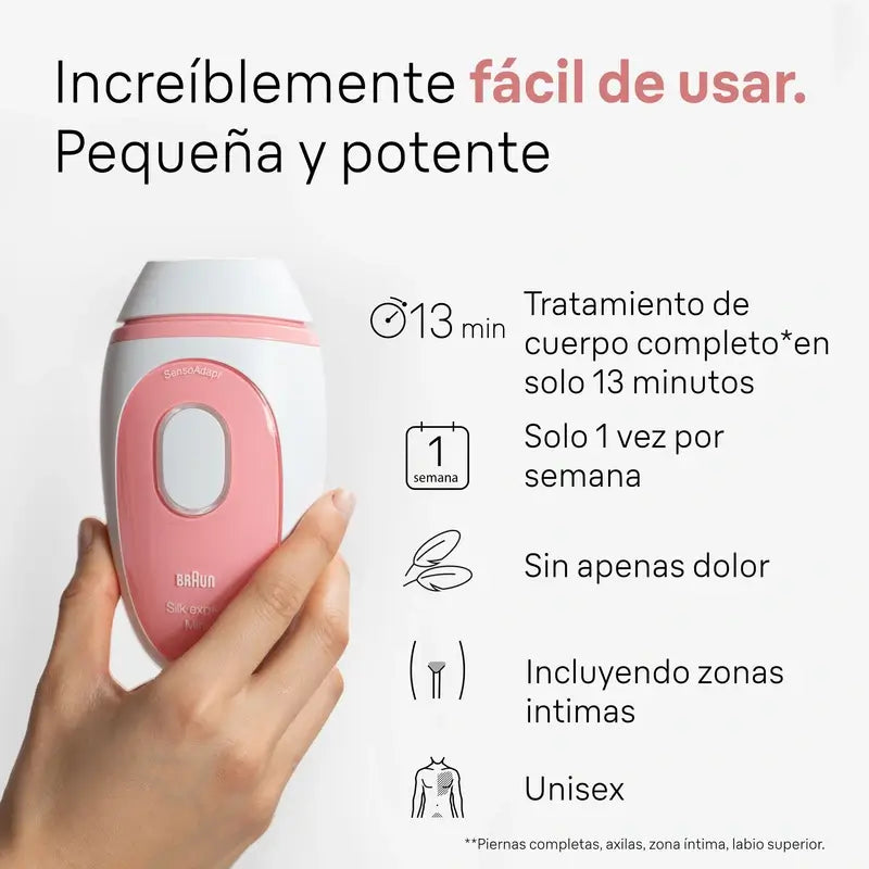 Braun Depiladora Ipl de última geração Silk-Expert Mini Pl1000