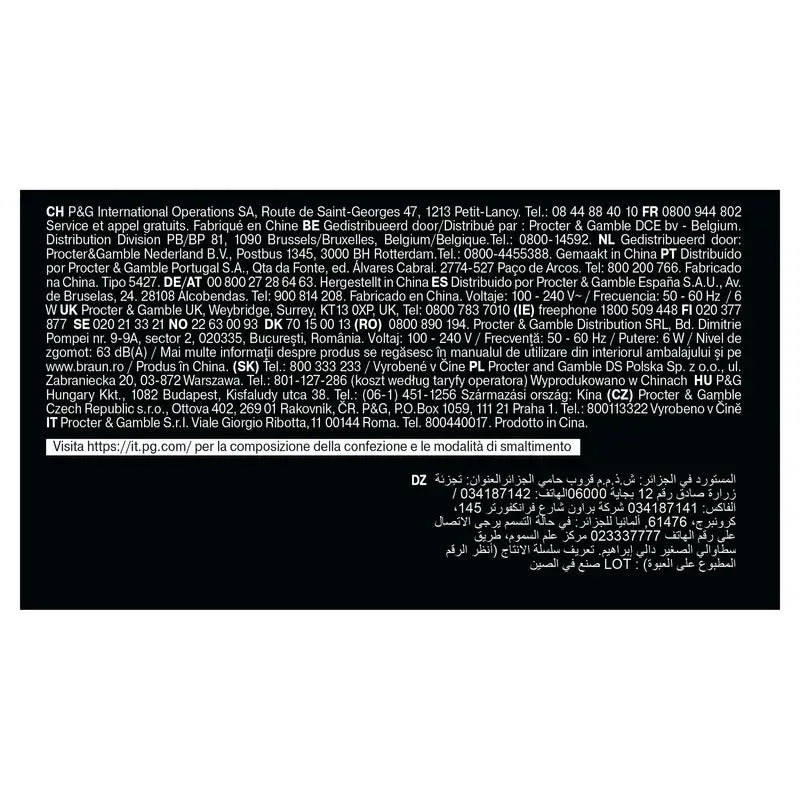 Máquina de cortar cabelo Braun Series 5 9 comprimentos +2 acessórios