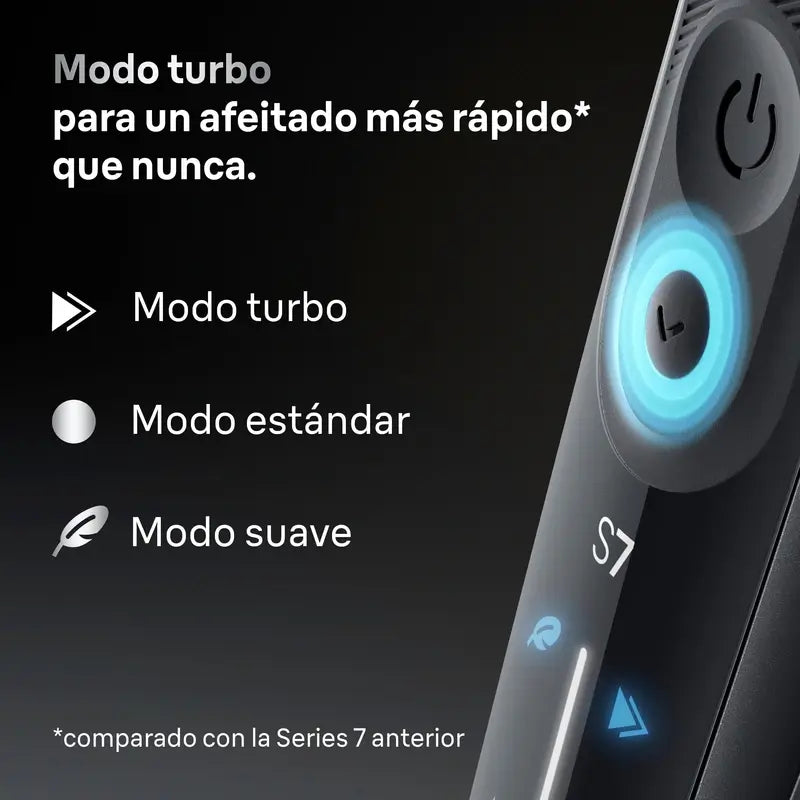 Máquina de barbear eléctrica Braun Series 6 61-B1200S Sensoflex com aparador de precisão