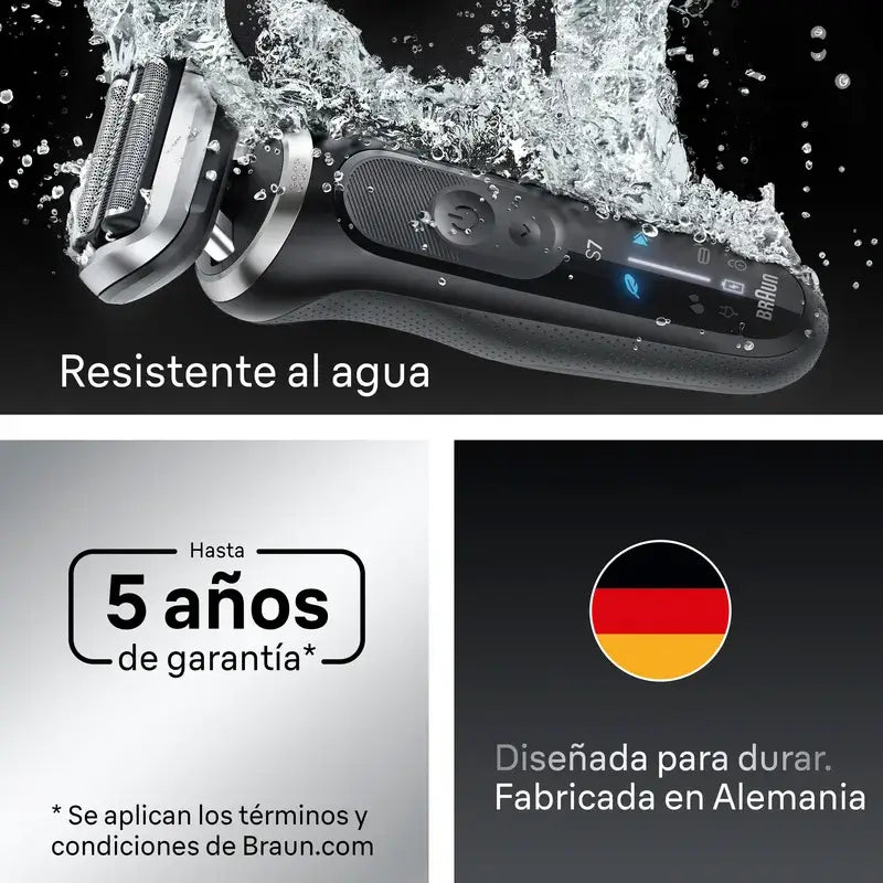 Máquina de barbear eléctrica Braun Series 6 61-B1200S Sensoflex com aparador de precisão