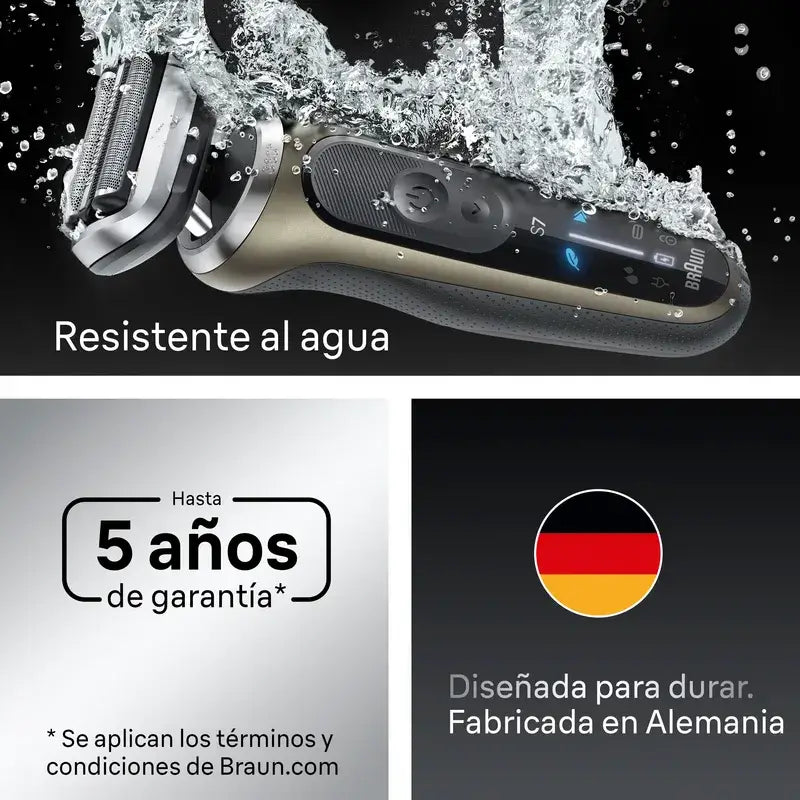 Máquina de barbear eléctrica Braun Series 7 71-N1200S 360° Flex com aparador de precisão