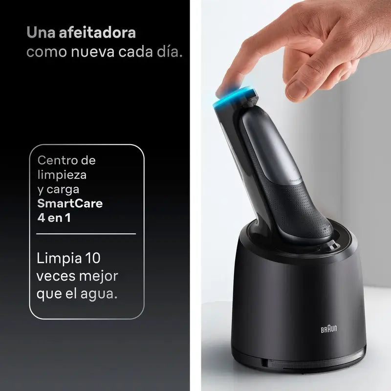 Máquina de barbear eléctrica Braun Series 7 71-N1200S 360° Flex com aparador de precisão