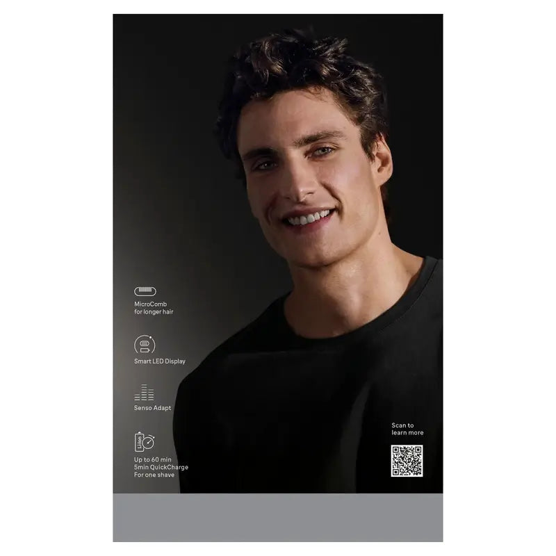 Máquina de barbear eléctrica Braun Series 7 71-N1200S 360° Flex com aparador de precisão