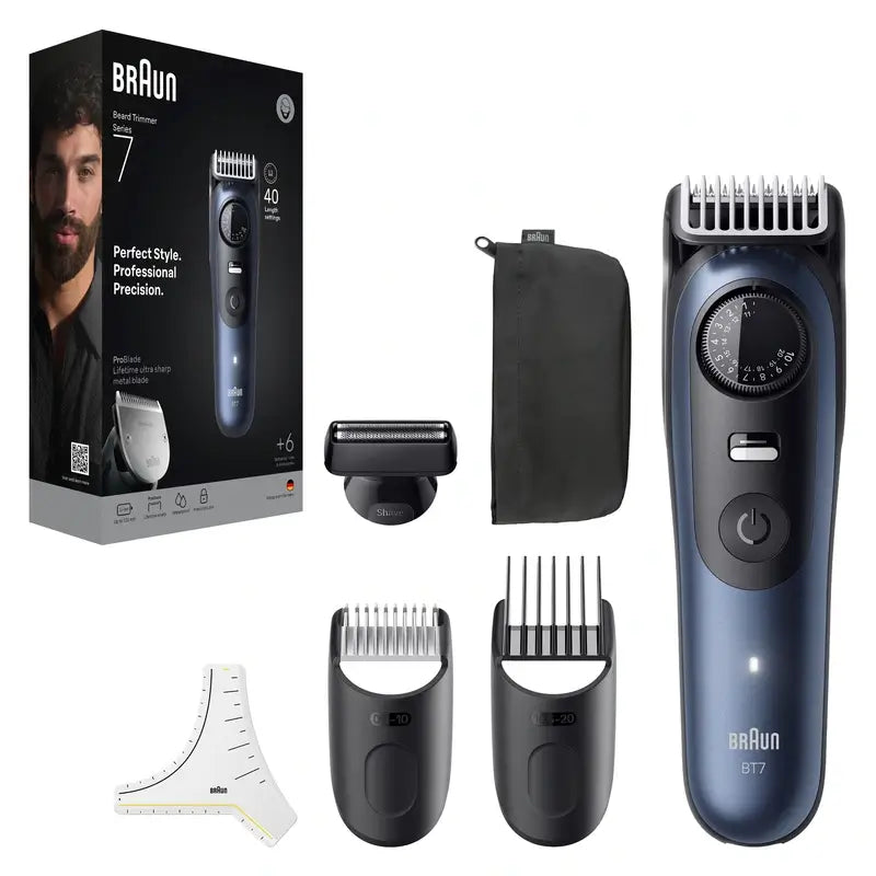 Aparador de barba Braun Series 7 40 comprimentos Bt7520