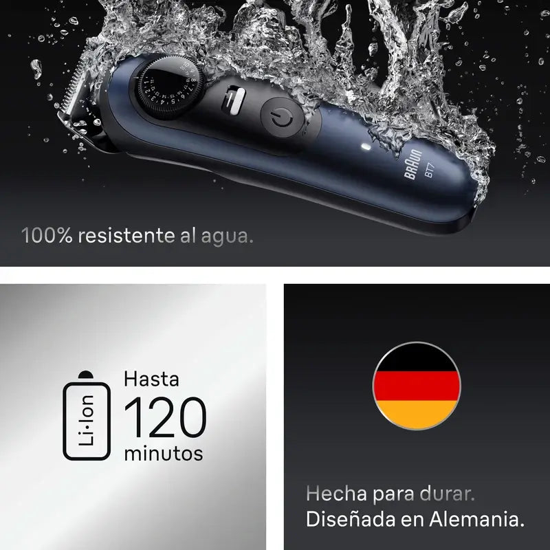 Aparador de barba Braun Series 7 40 comprimentos Bt7520