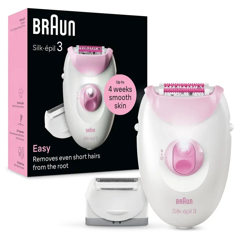 Braun Silk-Epil 3 3-270, depiladora eléctrica para mulher