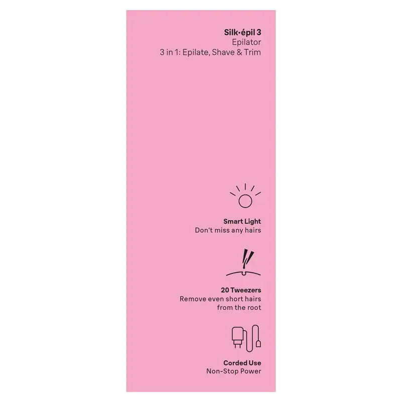Braun Silk-Epil 3 3-270, depiladora eléctrica para mulher
