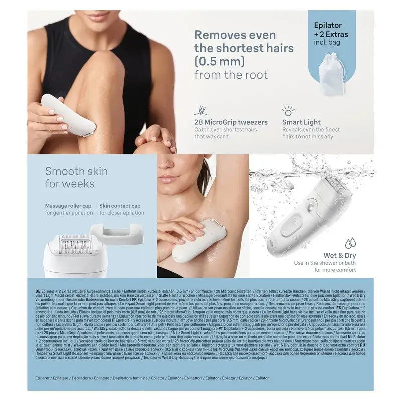 Braun Silk-Épil 5-610, depiladora eléctrica para mulher