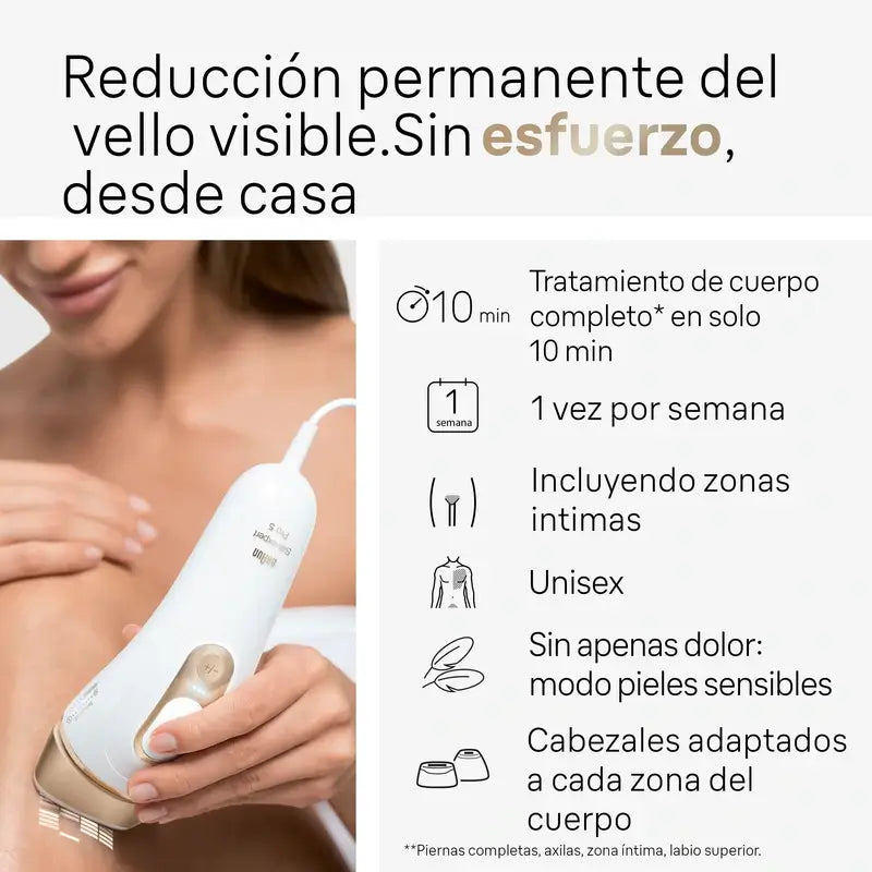 Luz pulsada Silk-expert Pro 5 PL5052 IPL da Braun