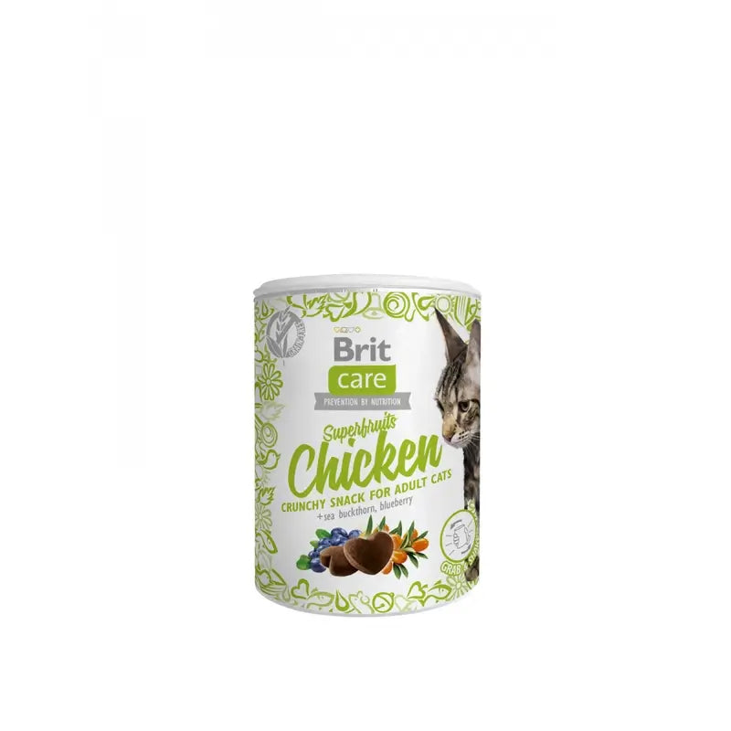 Brit Care Cat Snack Sf Chicken 6 x 100 gramas