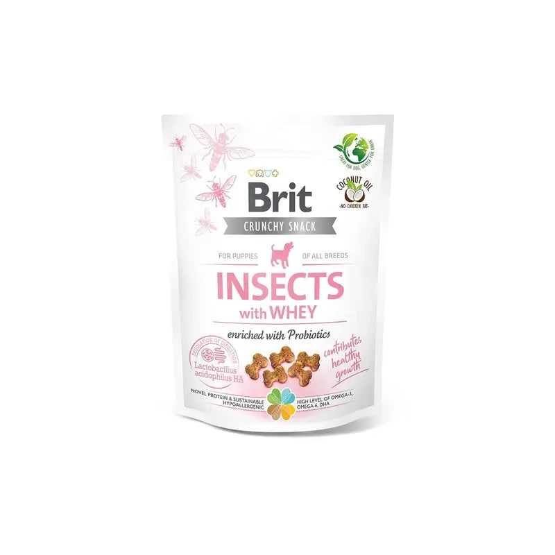 Brit Care Dog Crunchy Insect Puppy 6 x 200 gramas