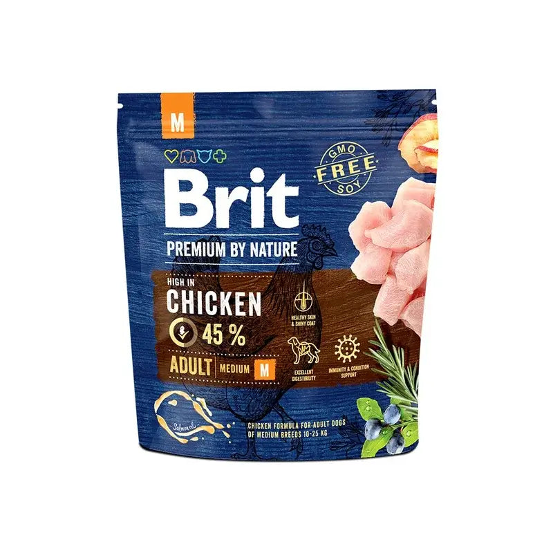 Brit Premium Dog Nature Adult Médio 1 quilo