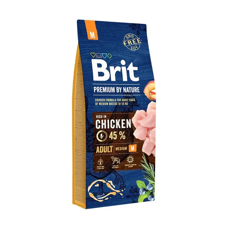 Brit Premium Dog Nature Adult Médio 15 quilos