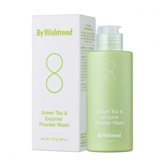 Por Wishtrend Chá Verde e Enzimas Lavagem em pó , 110 gr