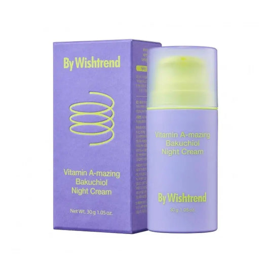 Por Wishtrend Creme de Noite Bakuchiol Vitamina A-Mazing , 30 gr