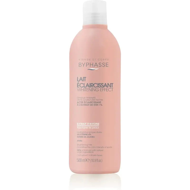 Byphasse Leite de limpeza aclarador de aveia, 500 ml