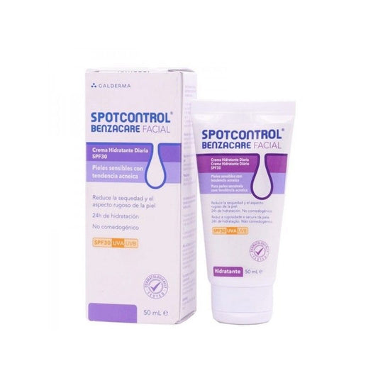 Benzacare Spotcontrol Creme Hidratante Spf30, 50 ml