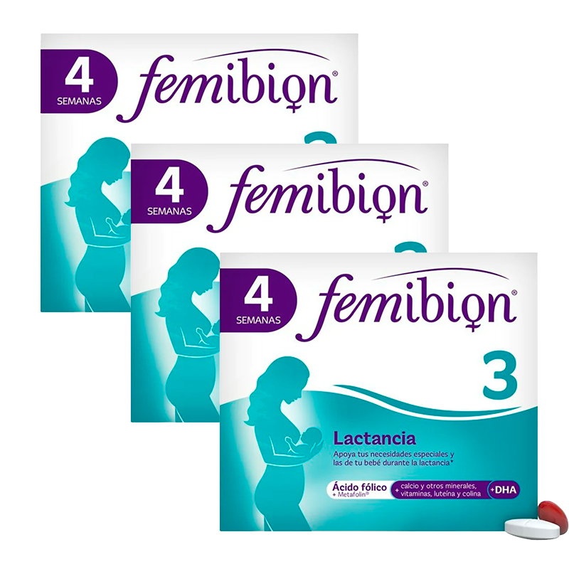 Femibion 3 Lactação, 28 Comprimidos x 3