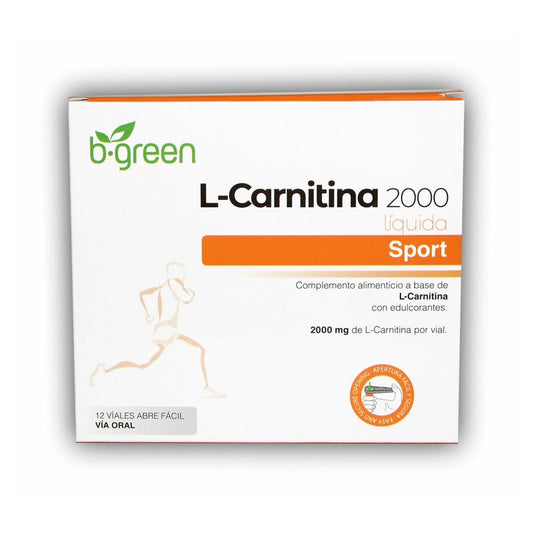 B'Green L-Carnitine, 12 frascos