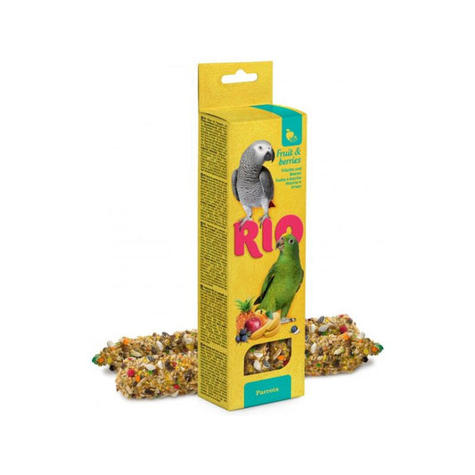 Rio Sticks Frutos & Bagas Papagaios 10X2X90Gr