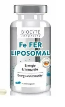 Biocyte Fe Fer Liposomal 30 Cápsulas , 30 cápsulas