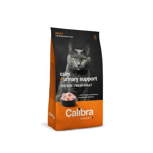 Calibra Cat Expert+ Adult Calm & Urinary Support Ração 1,5Kg