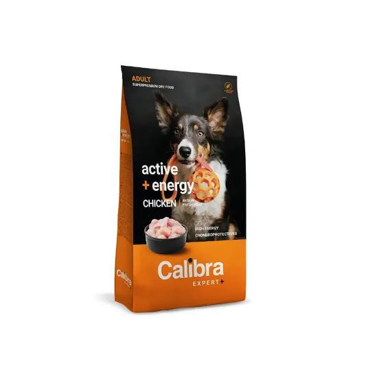 Calibra Dog Expert+ Adult Active & Energy Chicken Ração 12Kg