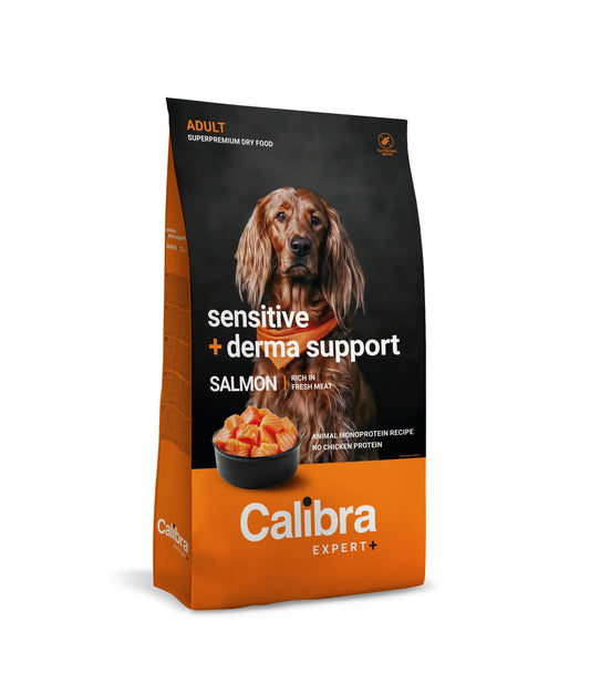 Calibra Dog Expert+ Adult Sensitive & Derma Supp. Ração 2Kg