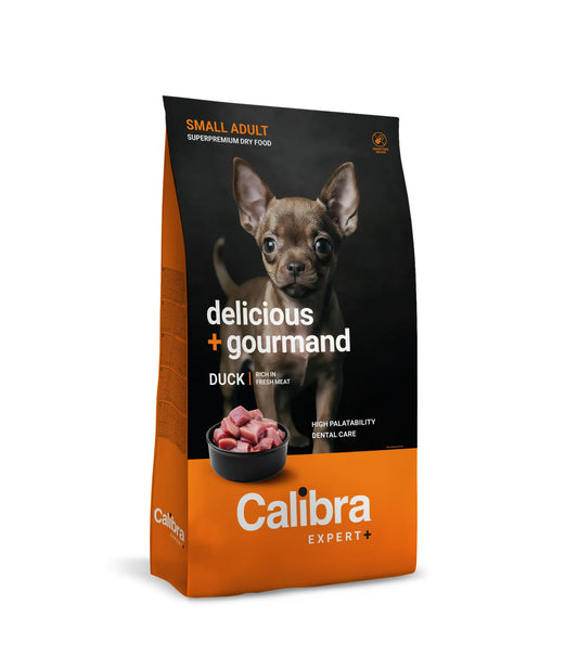 Calibra Dog Expert+ Adult Small Delicious & Gourm. Ração 6Kg