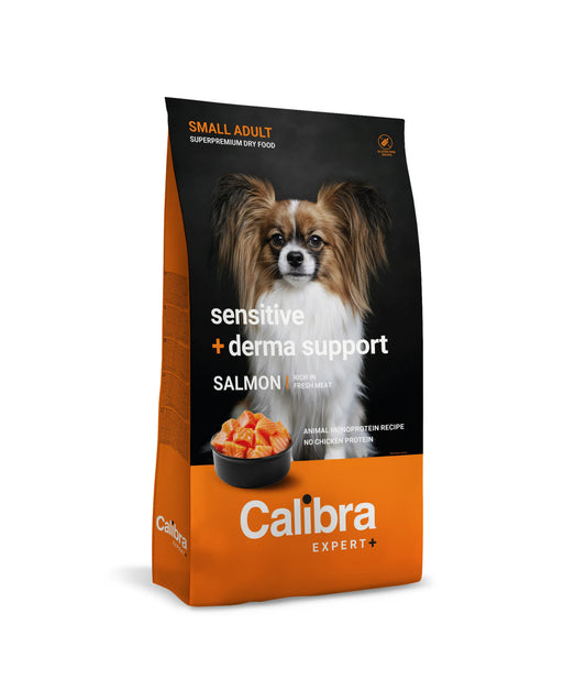 Calibra Dog Expert+ Adult Small Sensit.&Derma Supp. Ração 6Kg