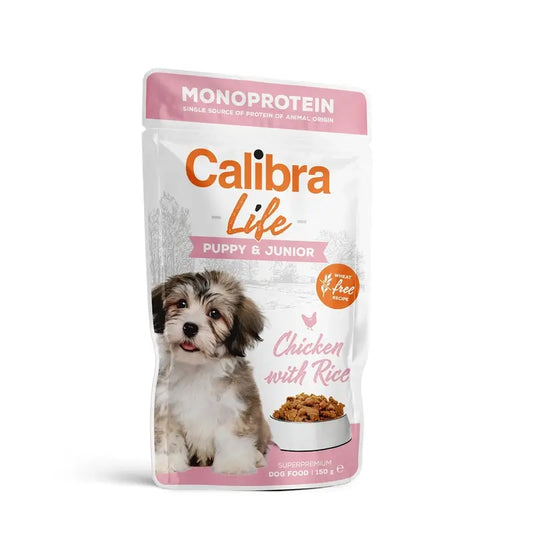 Calibra Dog Life Pouch Cachorro&Junior Frango, 10x150 gr